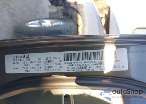 2016 Ram 1500 Big Horn z USA, uszkodzony, nr VIN 1C6RR7LT9GS351037